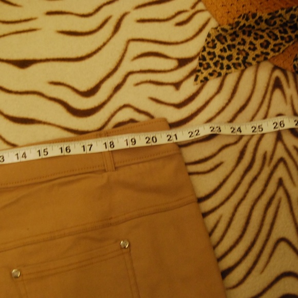 Tan Stretchy Shorts - Picture 4 of 5